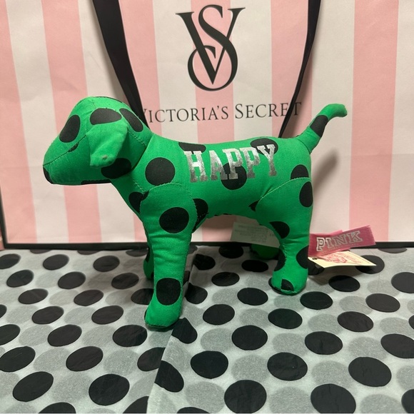PINK Victoria’s Secret Mini Dog Plush - Picture 1 of 3